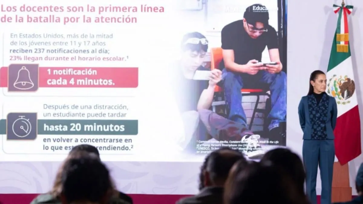 “Sustituir a un profesional tiene riesgos”: Sheinbaum alerta por jóvenes que usan IA como psicólogo