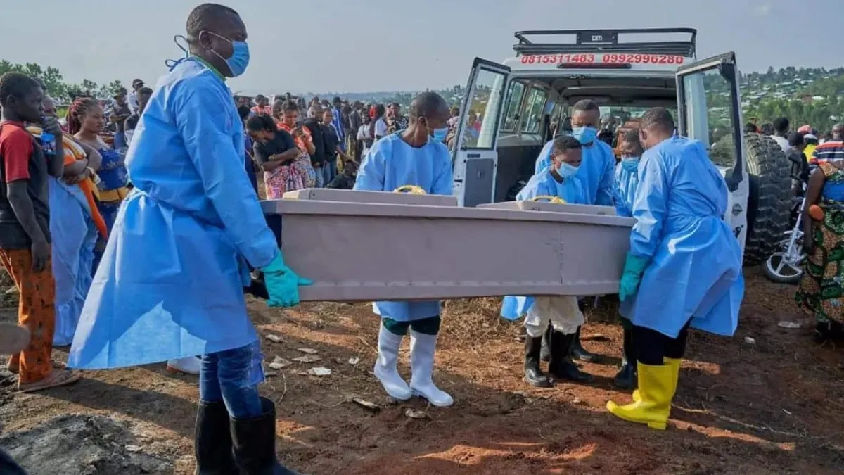 Ébola golpea con fuerza en Congo; contagios superan los 5 mil y deja más de 2 mil muertos