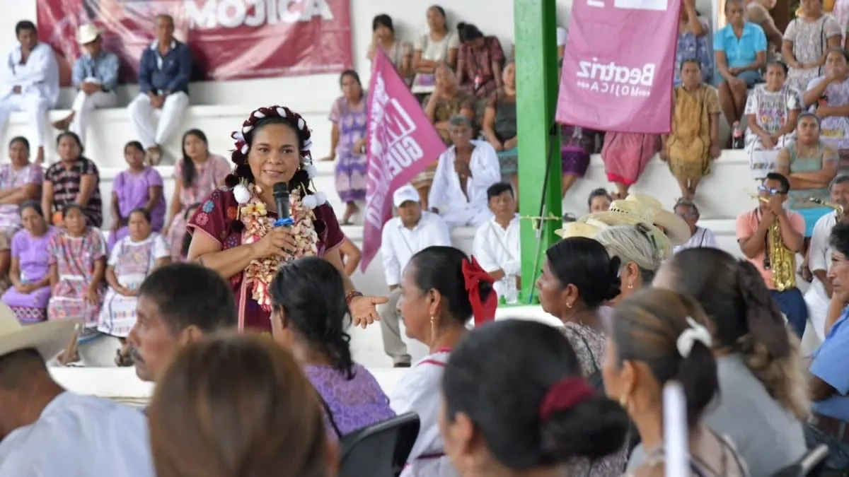 Beatriz Mojica llama a fortalecer apoyo al campo y artesanías en Tlacoachistlahuaca