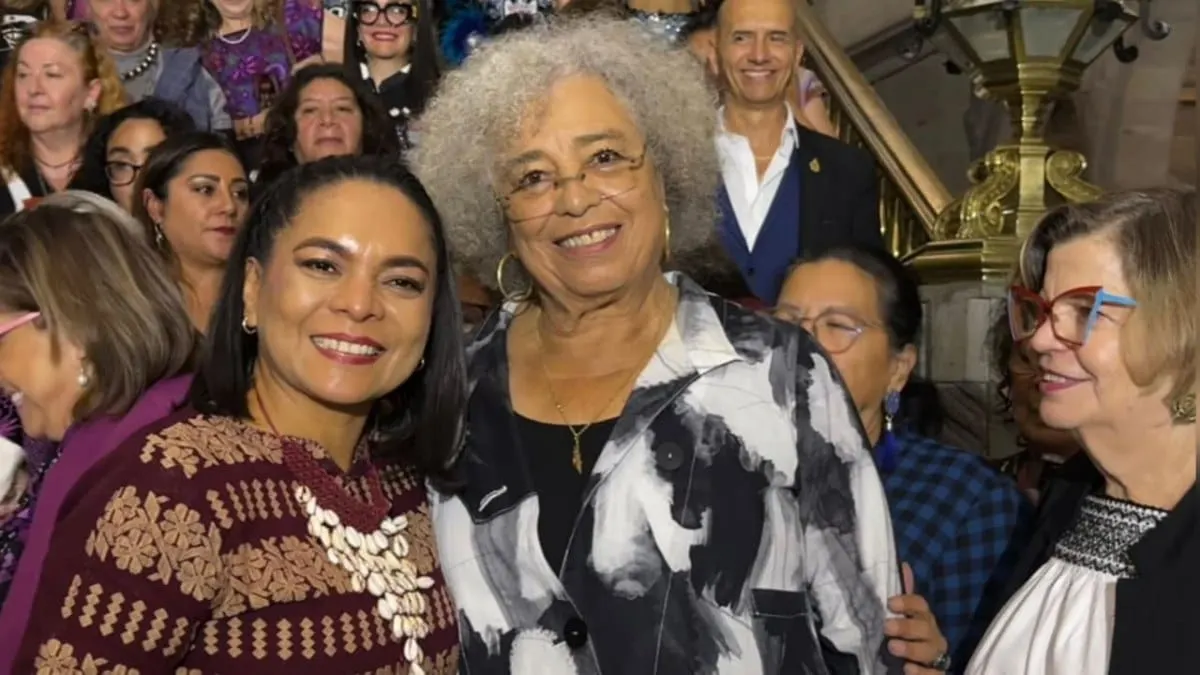Beatriz Mojica reivindica legado de Angela Davis y llama a mantener la lucha antirracista en México