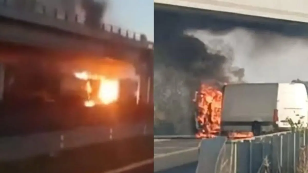Bloqueos y vehículos incendiados sacuden Michoacán tras captura de nueve presuntos narcos