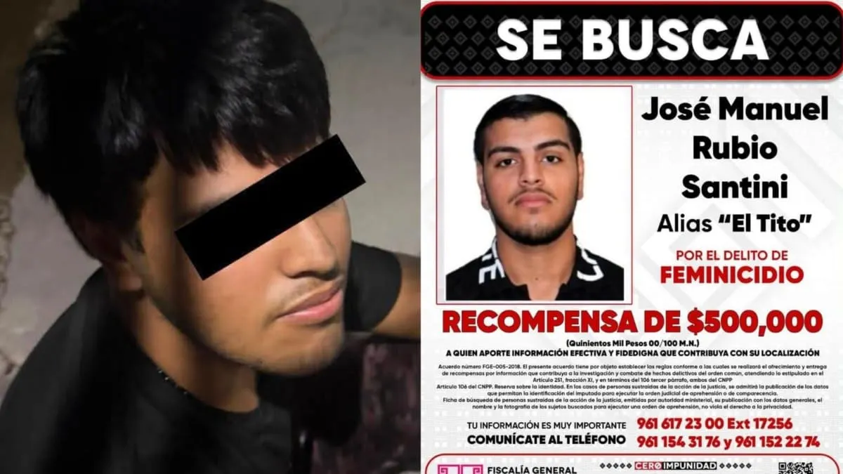 Cae en Sinaloa alias “El Tito”, objetivo prioritario por feminicidio en Chiapas