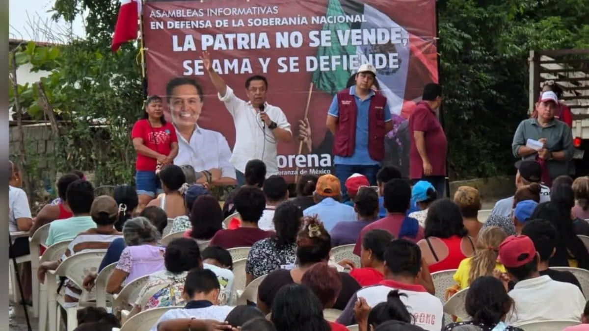 Desde la colonia Manantiales en Acapulco, Pablo Amílcar llama a defender la Soberanía Nacional