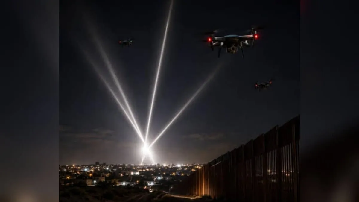 Ejército de EU lanza brutal ataque láser contra tres drones de cárteles en la frontera con México