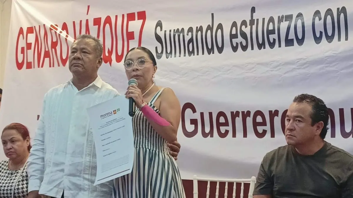Genaro Vázquez declina a favor de Esthela Damián para la candidatura de Morena en Guerrero