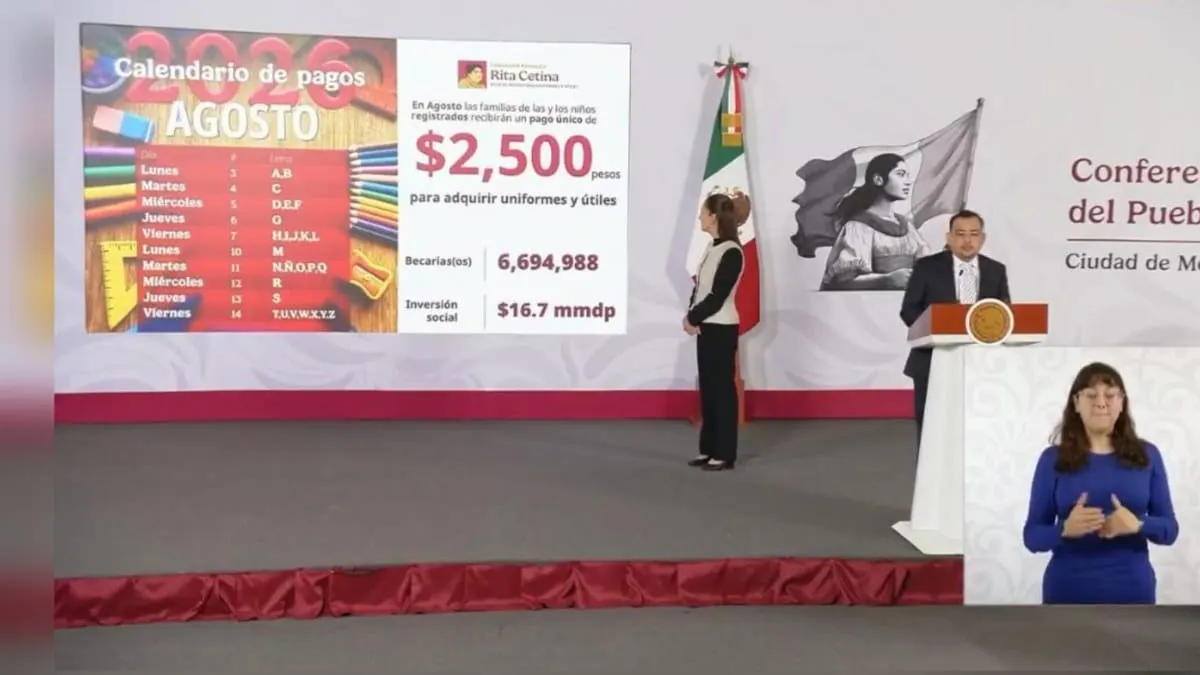 Gobierno Federal arranca entrega de 2 mil 500 pesos para útiles escolares de primaria