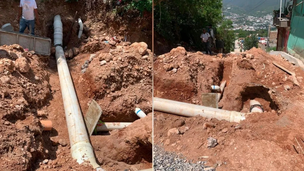 Gustavo Alarcón concreta reparación de fugas y abre paso al regreso del agua en colonias de Chilpancingo