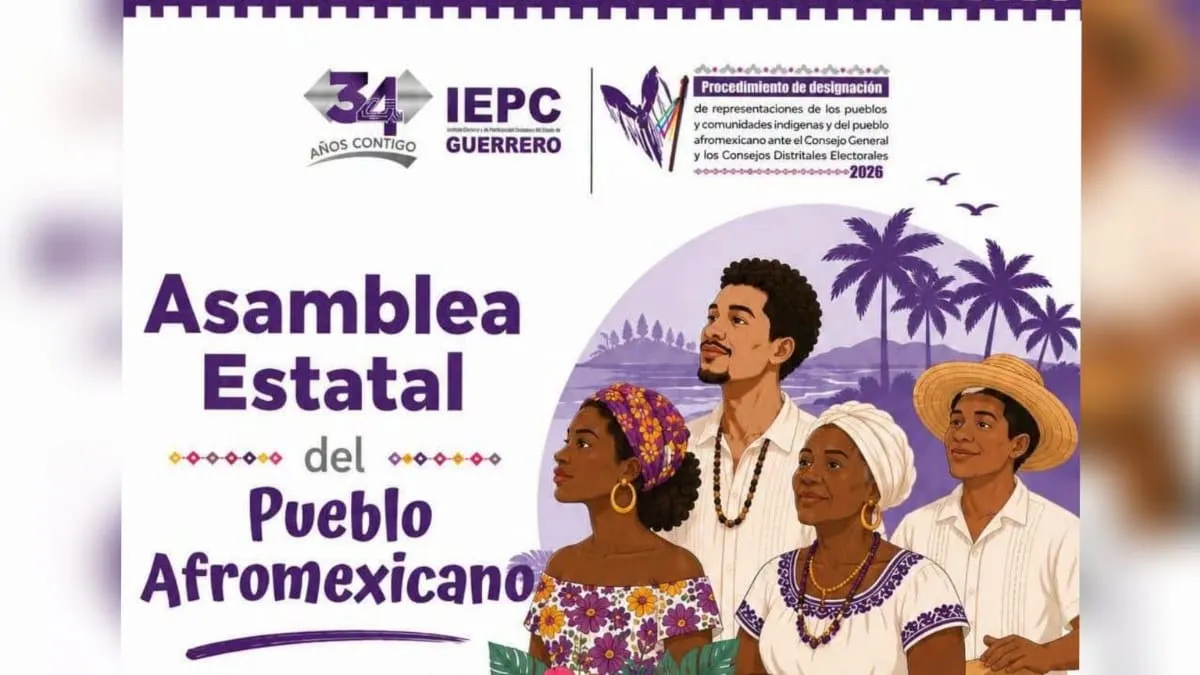 IEPC Guerrero convoca a segunda Asamblea Estatal del Pueblo Afromexicano en Marquelia