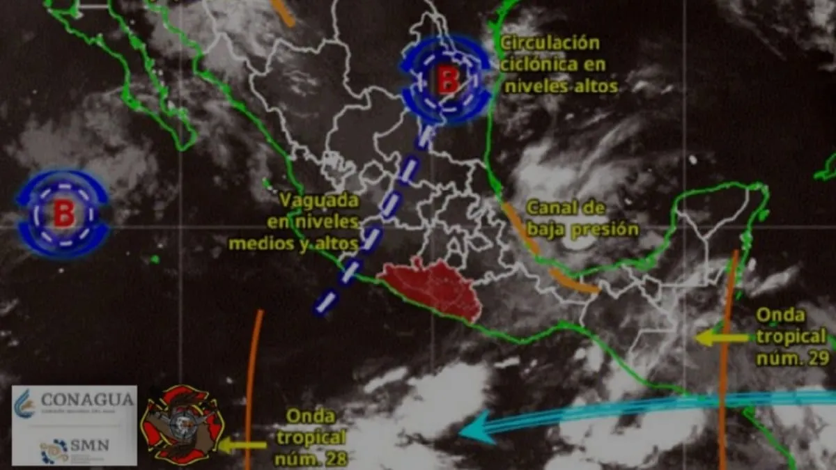 Lluvias regresan a varias regiones de Guerrero; onda tropical podría reforzarlas esta noche