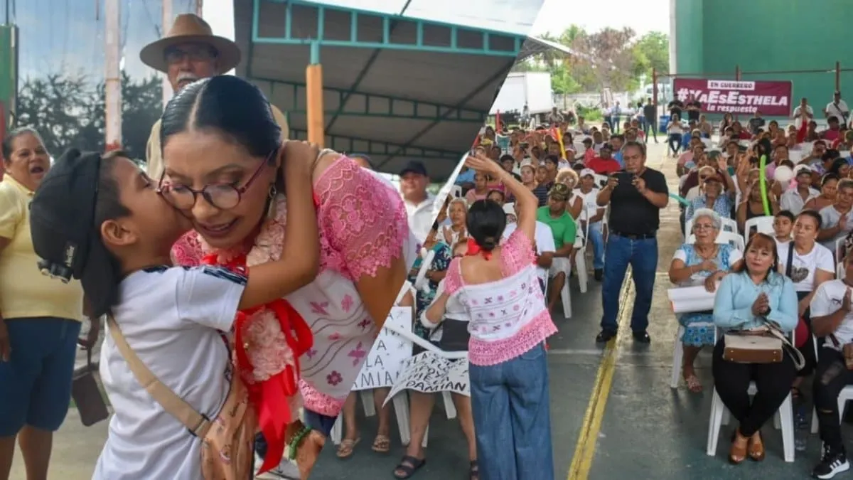 Más de 2 mil personas respaldan a Esthela Damián durante asamblea en Petatlán