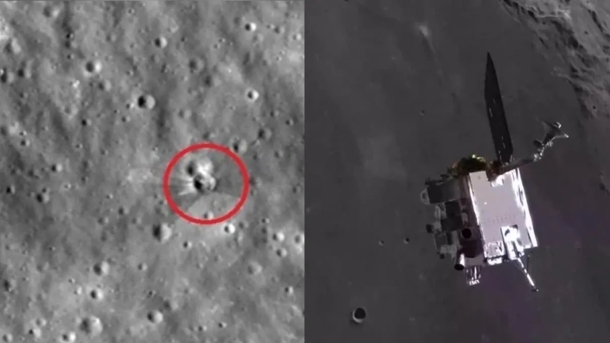 NASA revela la cicatriz que dejó SpaceX en la superficie lunar tras estrellarse un cohete