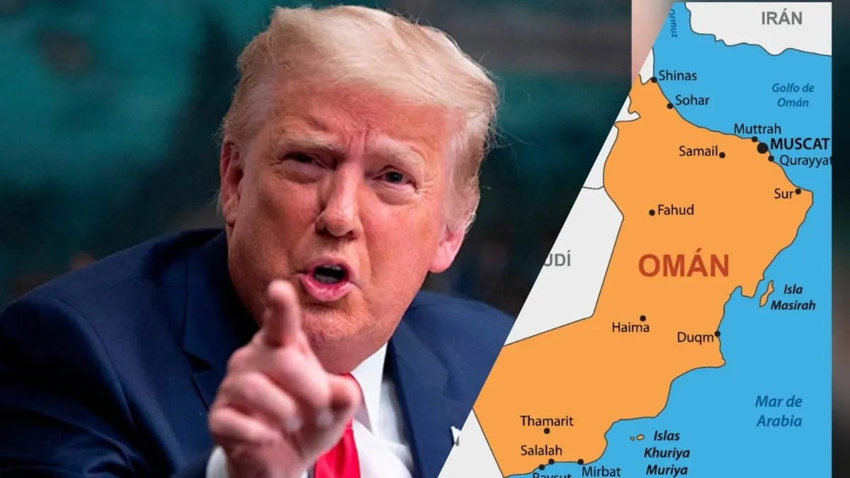 Omán se cruza en el camino de Trump; amenaza con bombardearlo por sus acercamientos con Irán