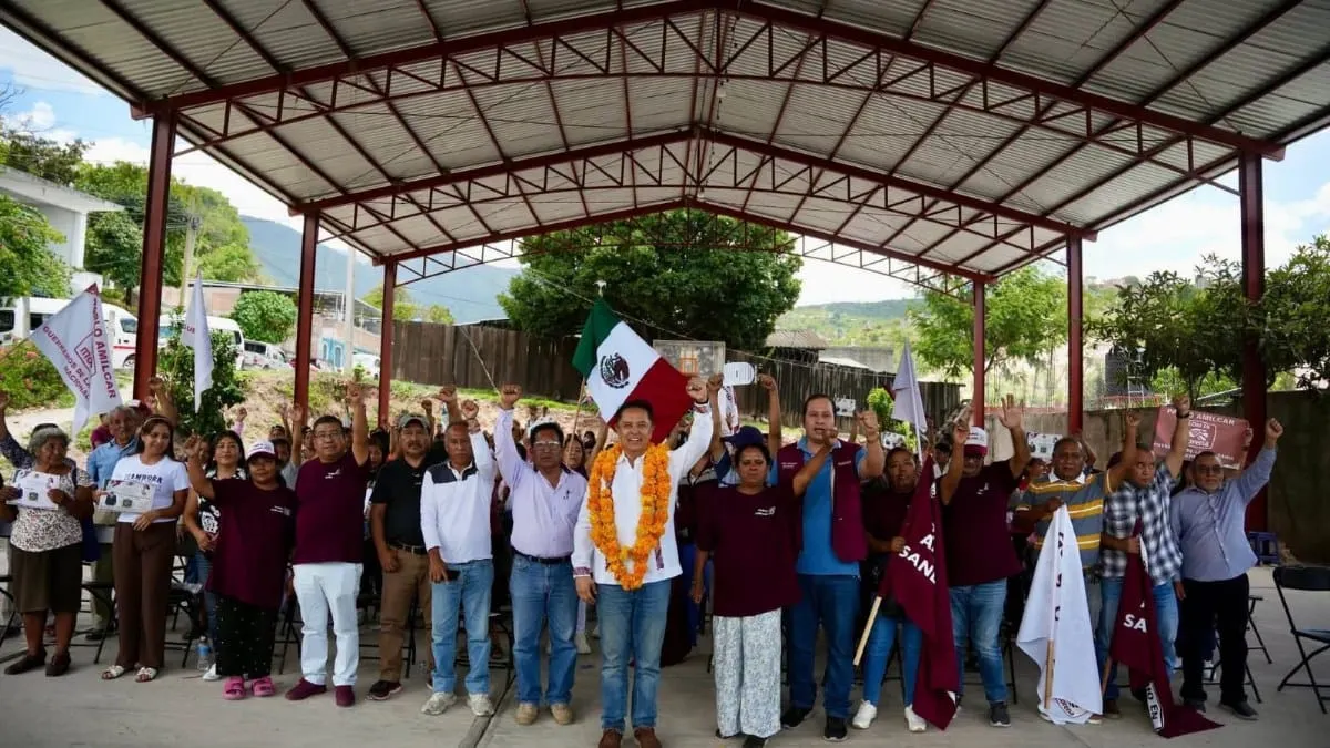 Pablo Amílcar destaca defensa de la soberanía nacional desde la colonia Plan de Ayala en Chilpancingo