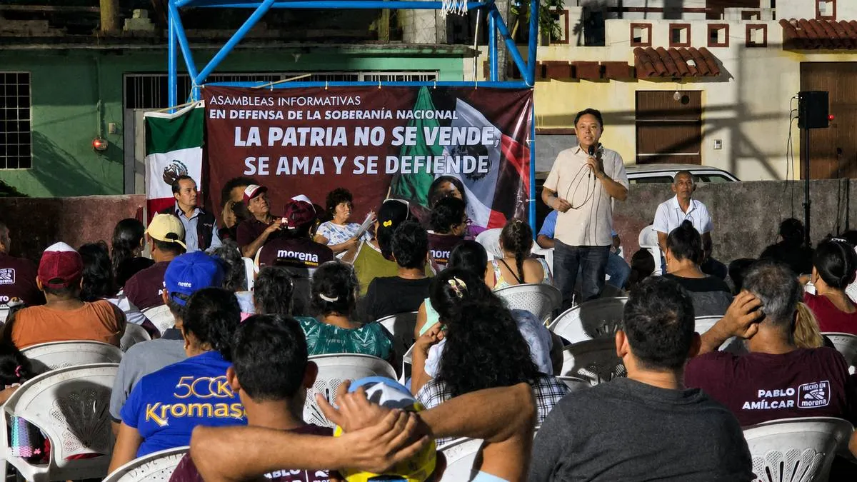 Pablo Amílcar Sandoval se reúne con vecinos de la Libertadores de Acapulco