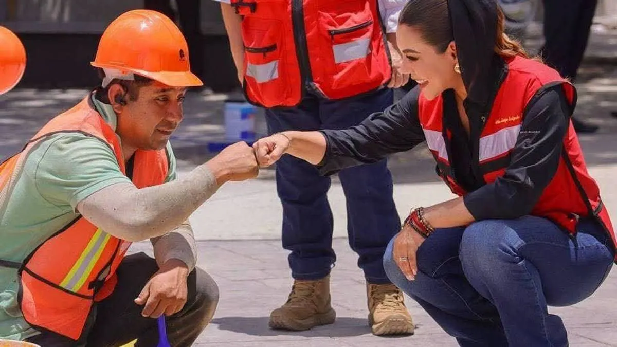 Evelyn Salgado supervisa obra que transformará Chilpancingo con parque lineal y nueva Glorieta del Jaguar