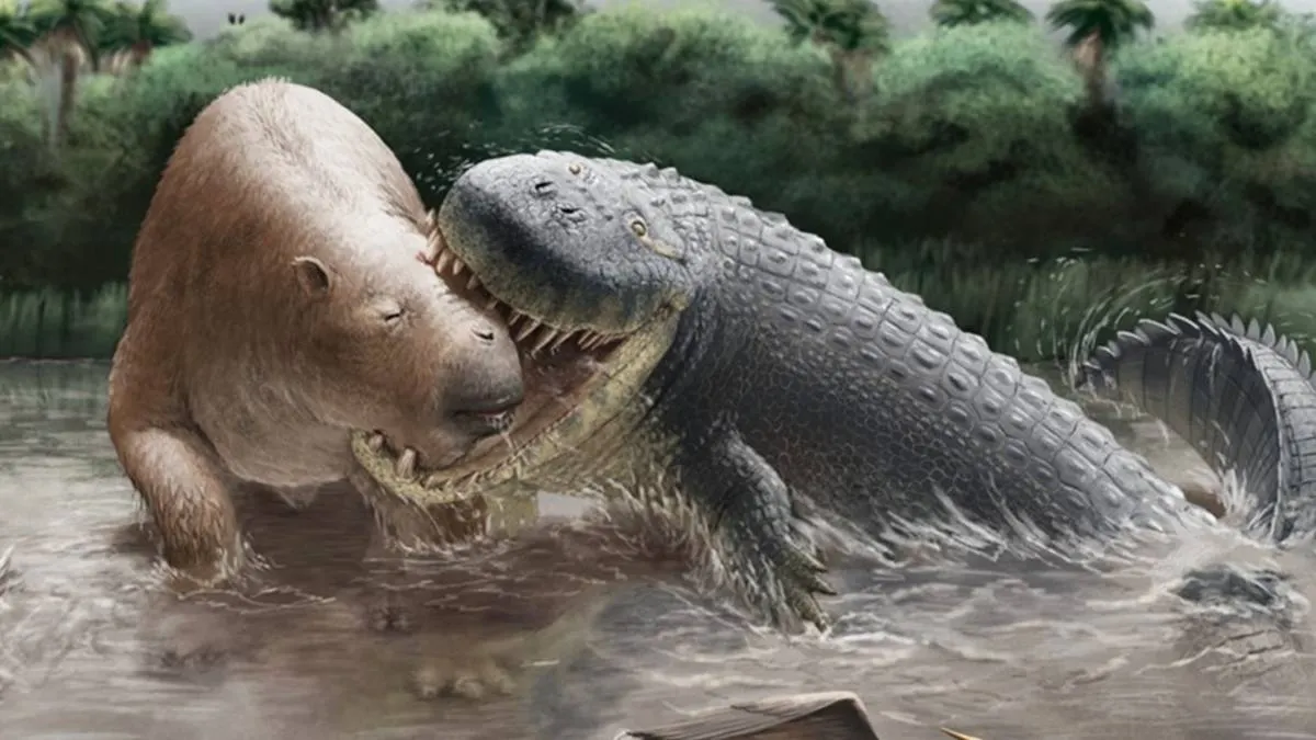 Así era el enorme cocodrilo que cazaba animales de más de una tonelada en Sudamérica