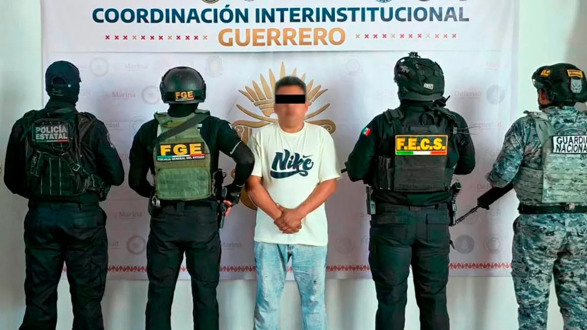Cae uno de 'Los Tlacos' por extorsión en Chilpancingo