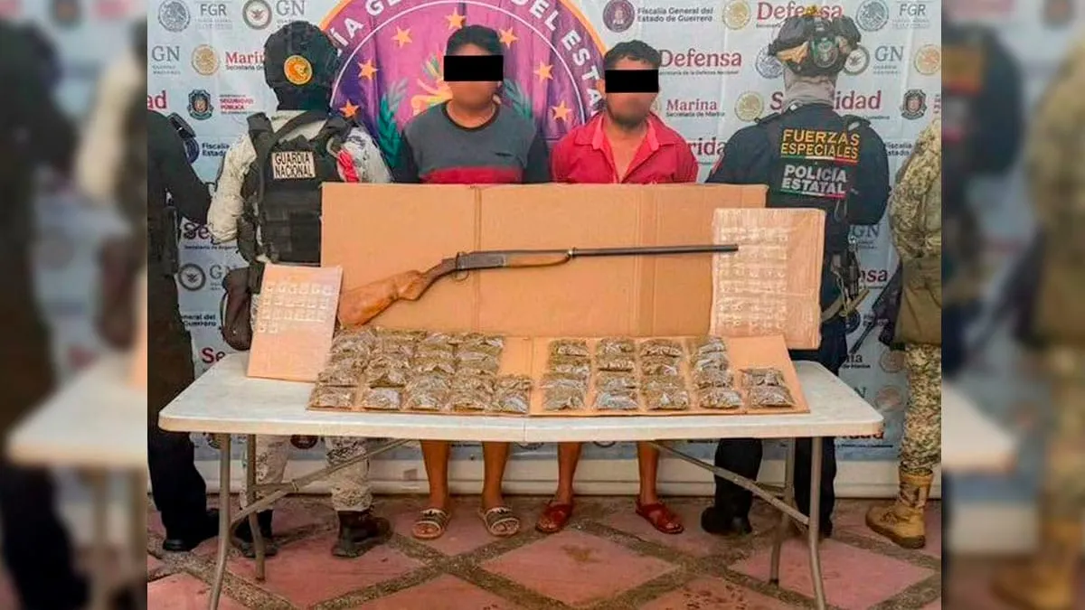Caen 'El Pelón' y 'El Contador' en Guerrero; serían presuntos integrantes de 'Los Ardillos'