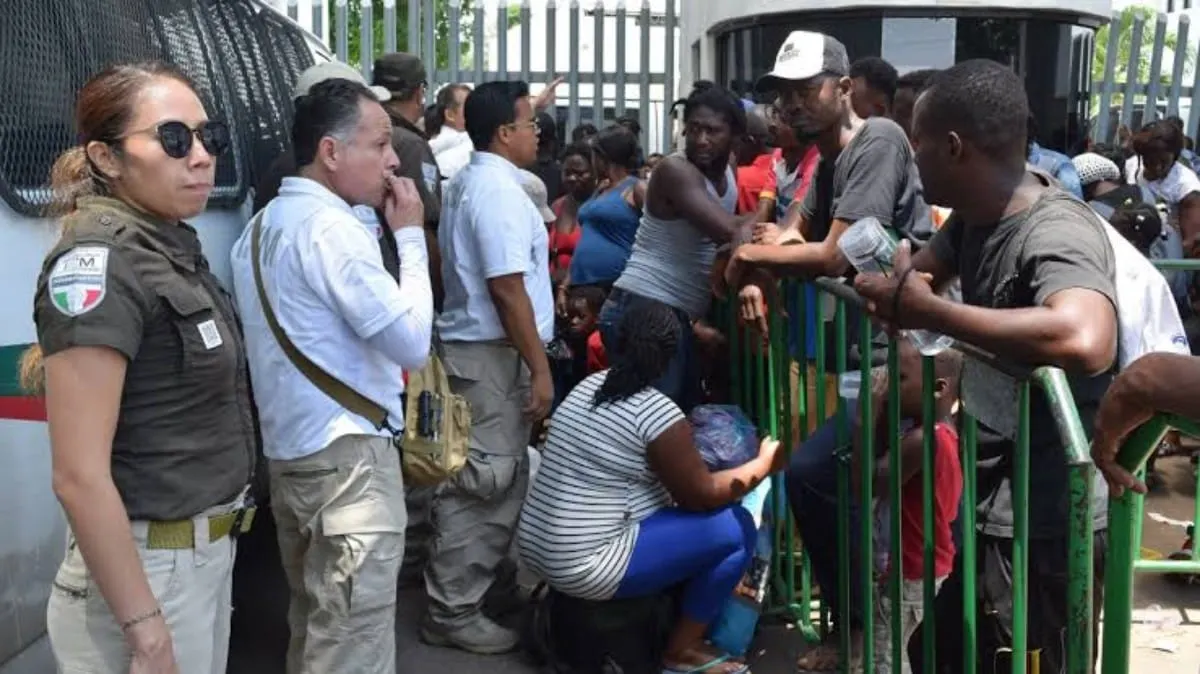 Estación migratoria en Chiapas