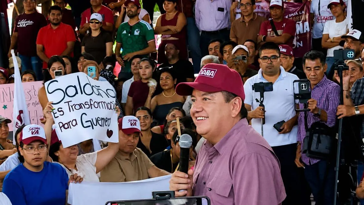 Javier Saldaña reúne a más de 2 mil personas en la Zapata de Acapulco