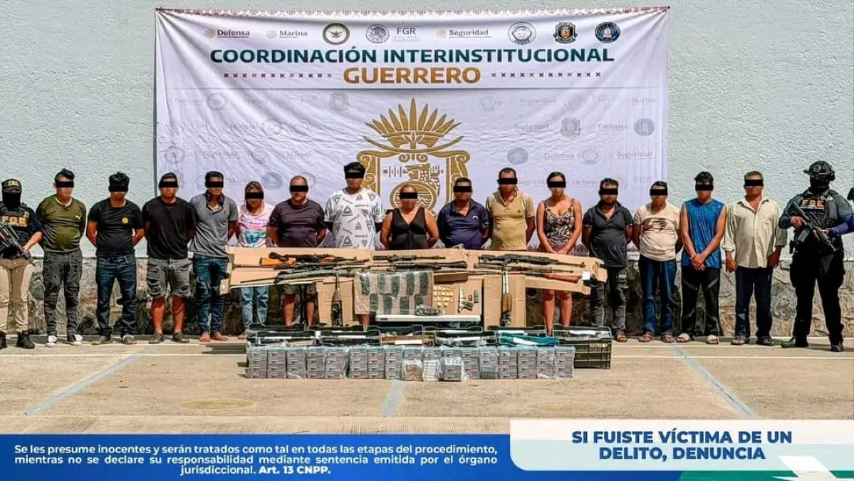 Caen 16 de Los Ardillos tras operativo en la zona rural de Acapulco