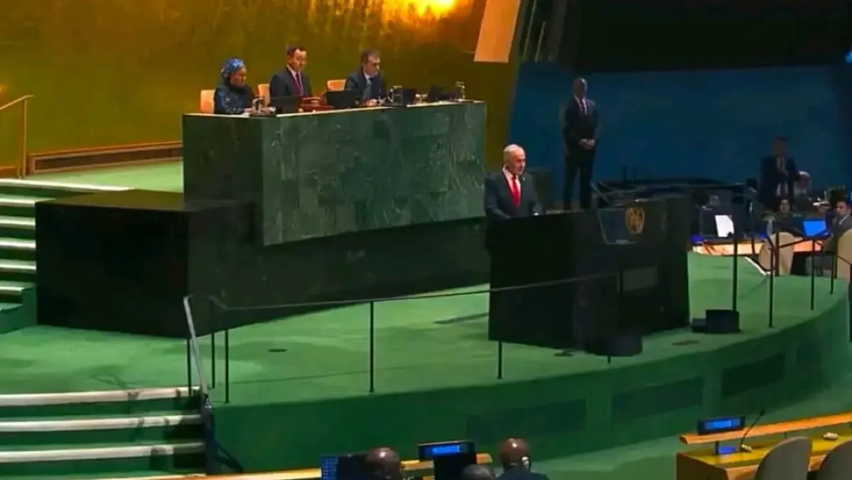 Delegados abandonan asamblea de la ONU cuando Netanyahu inicia su discurso