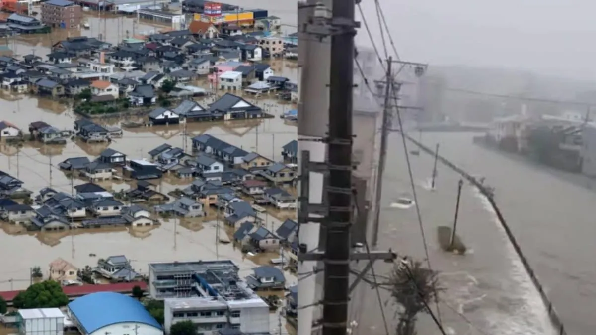 Japón activa máxima alerta por lluvias récord e inundaciones; evacúan zonas ante riesgo de desbordes