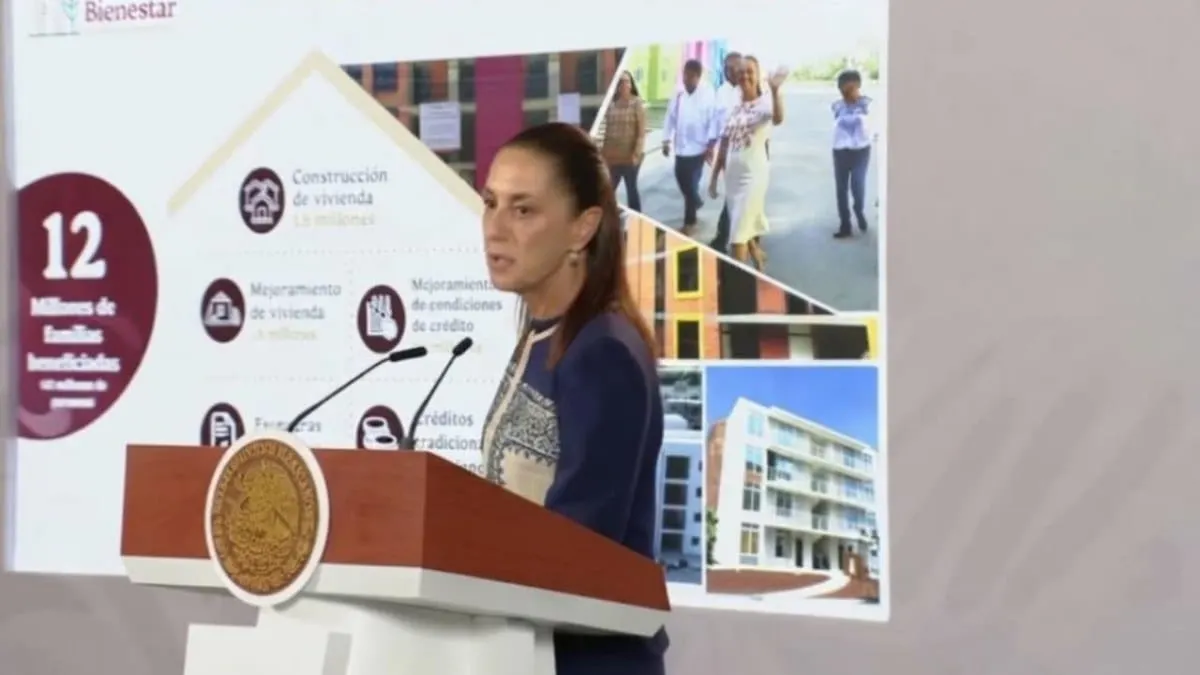 Sheinbaum destaca impacto económico de la vivienda; programa genera 450 mil mdp y 2.4 millones de empleos