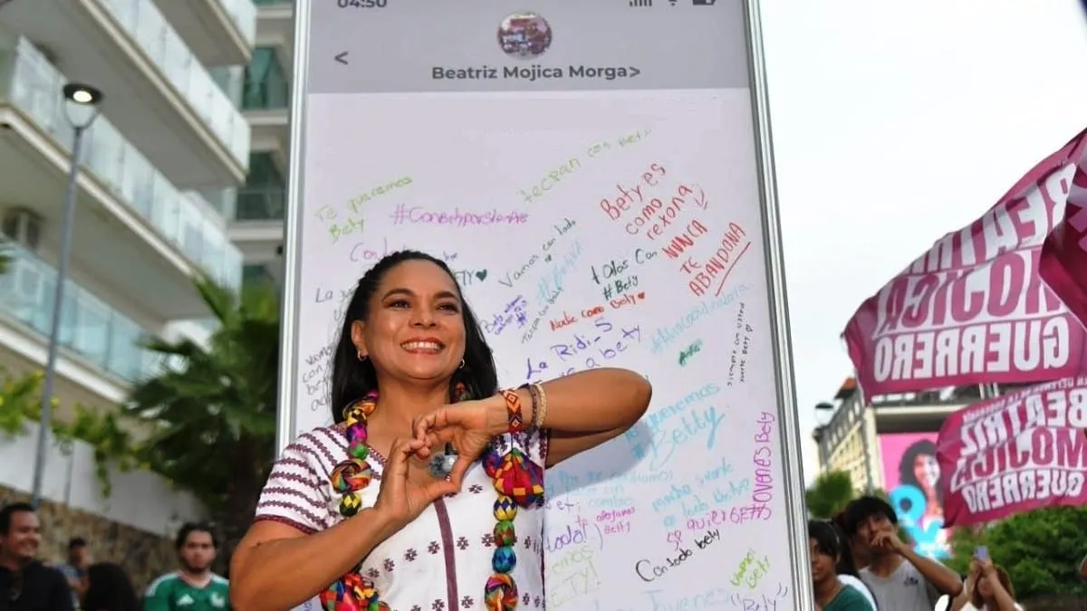 Beatriz Mojica Morga encabeza con ventaja solvente la encuesta interna de Morena.