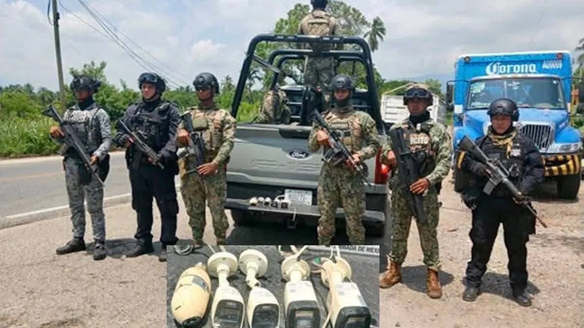 Retiran 16 cámaras con las que el crimen organizado vigilaba en Costa Grande de Guerrero