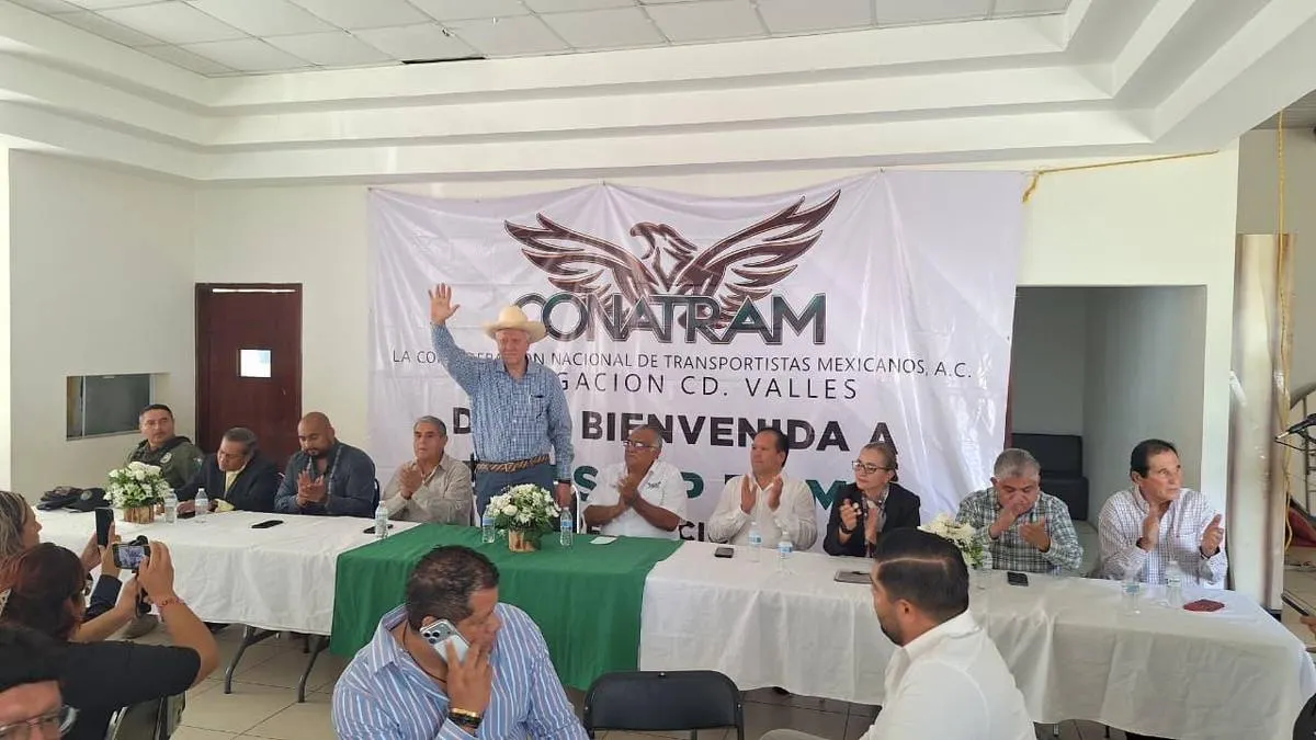 CONATRAM reúne a transportistas y autoridades en Ciudad Valles para abordar corrupción y extorsión