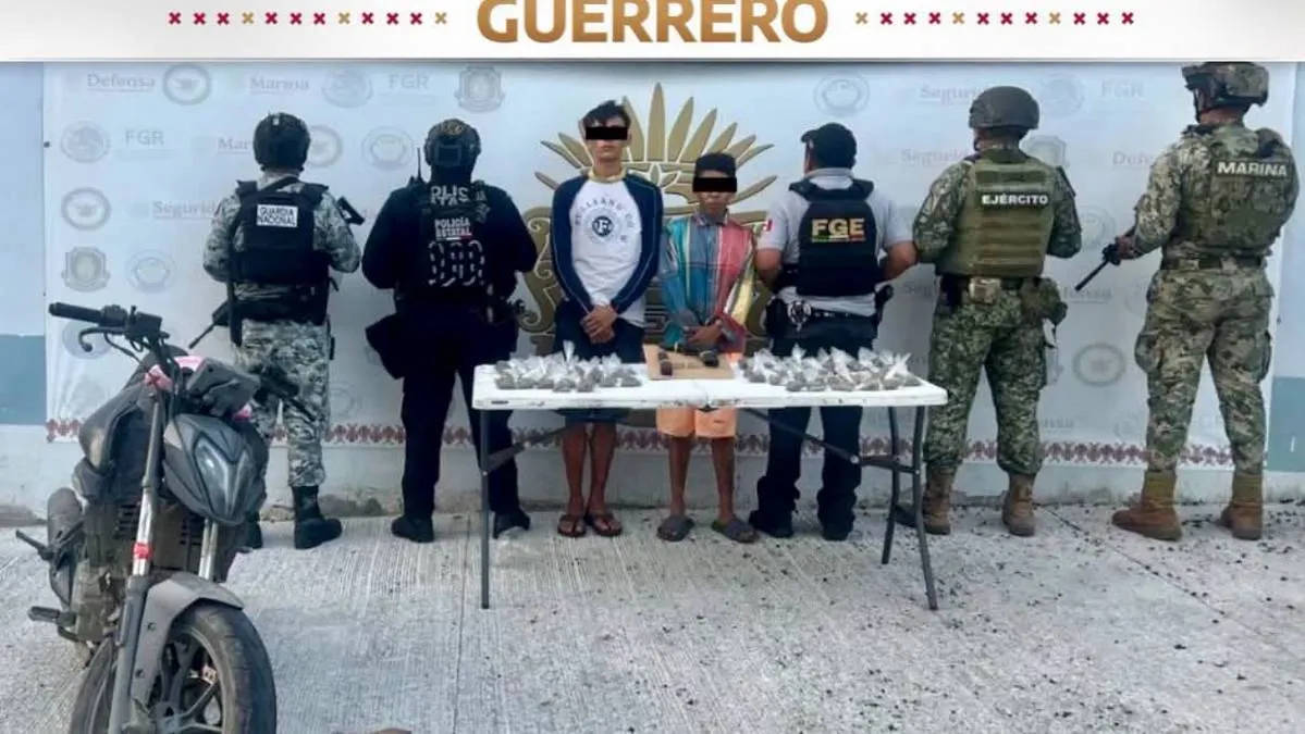Caen dos miembros de 'Los Rusos' en Acapulco; detienen también a un adolescente