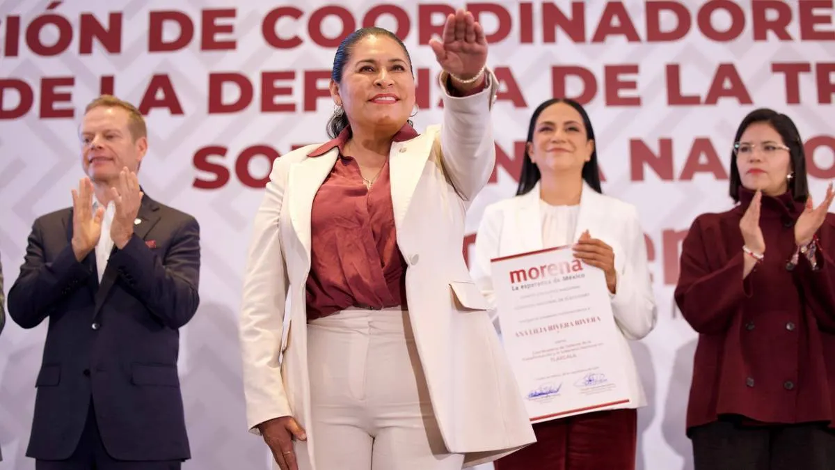 Morena designa a Ana Lilia Rivera para coordinar la 4T en Tlaxcala