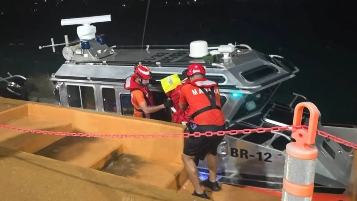 Evacúan por herida a tripulante ruso de buque mercante cerca de Acapulco
