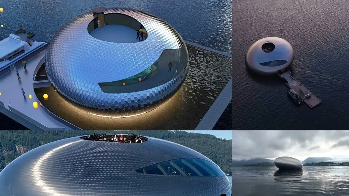 La nave futurista de los fiordos: cómo visitar el centro marino flotante de Noruega.