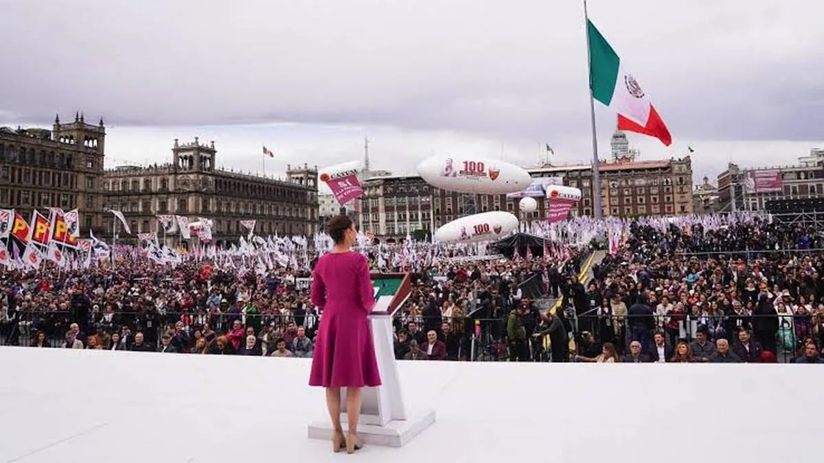 Sheinbaum cierra su gira del Segundo Informe este domingo en el Zócalo