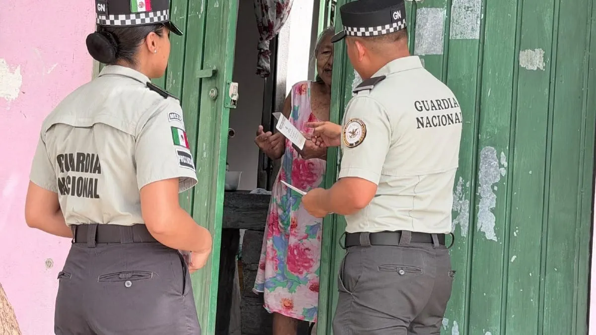 Guardia Nacional realiza recorridos de proximidad social en la colonia Emiliano Zapata de Acapulco