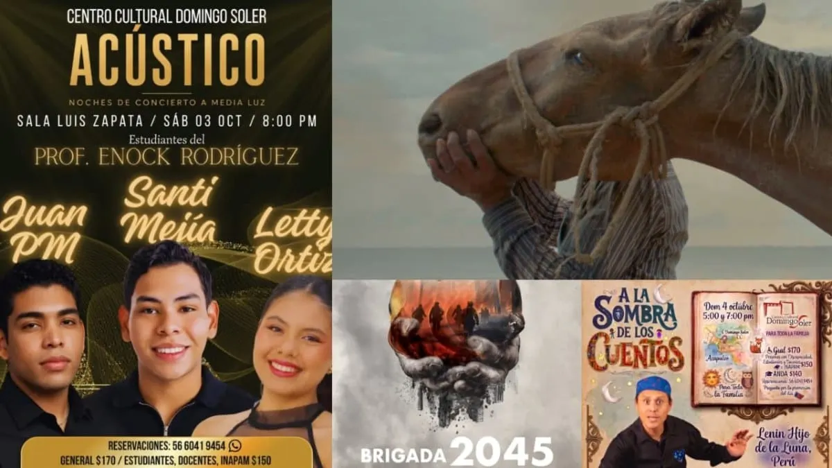 Cuatro días de cine, música y teatro llegan al Centro Cultural Domingo Soler en Acapulco