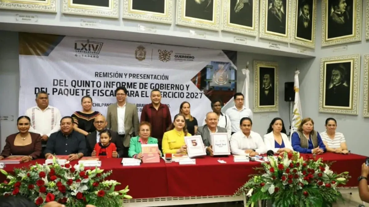 Llega al Congreso de Guerrero el quinto informe de Evelyn Salgado junto al paquete presupuestal de 2027