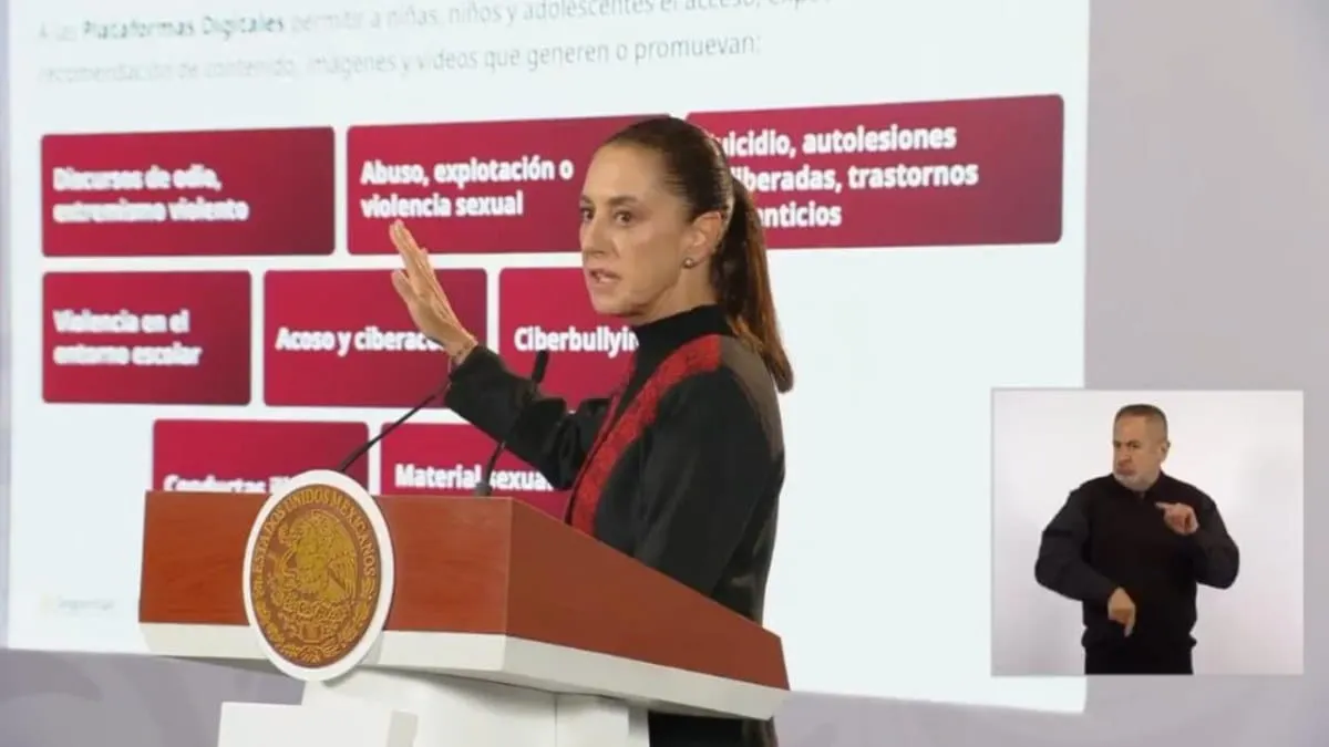 Sheinbaum perfila decreto contra contenidos que fomenten violencia y abuso en internet; plataformas deberán retirarlos