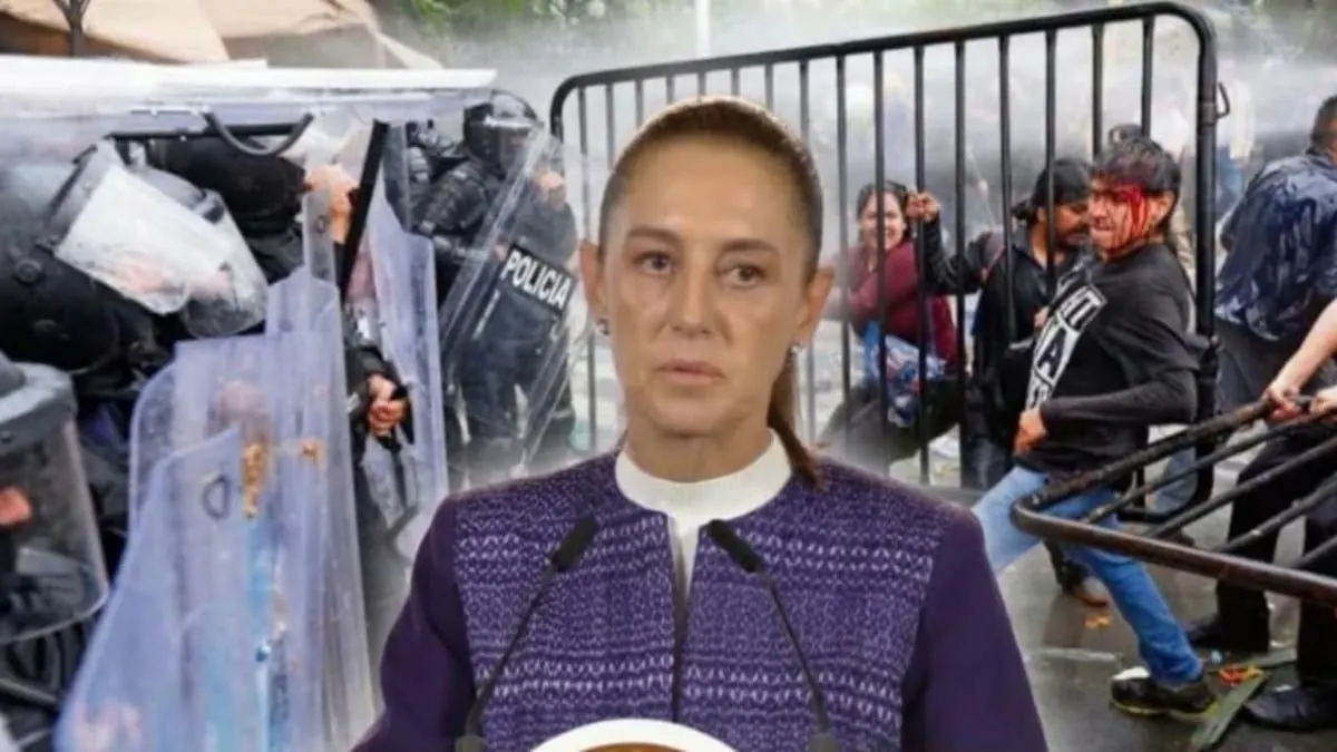 Sheinbaum reprocha actuación policial en Jalisco y pide cuentas por violentas detenciones durante protesta por agua contaminada