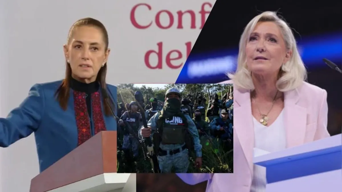 Sheinbaum responde a Marine Le Pen por vincular a México con los cárteles; “está mal informada”, sentencia