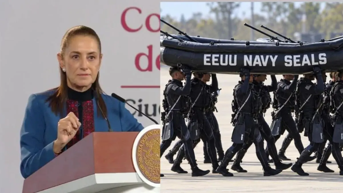 Sheinbaum solicita autorización al Senado para que 28 marinos élite Navy SEAL de EU entrenen en México