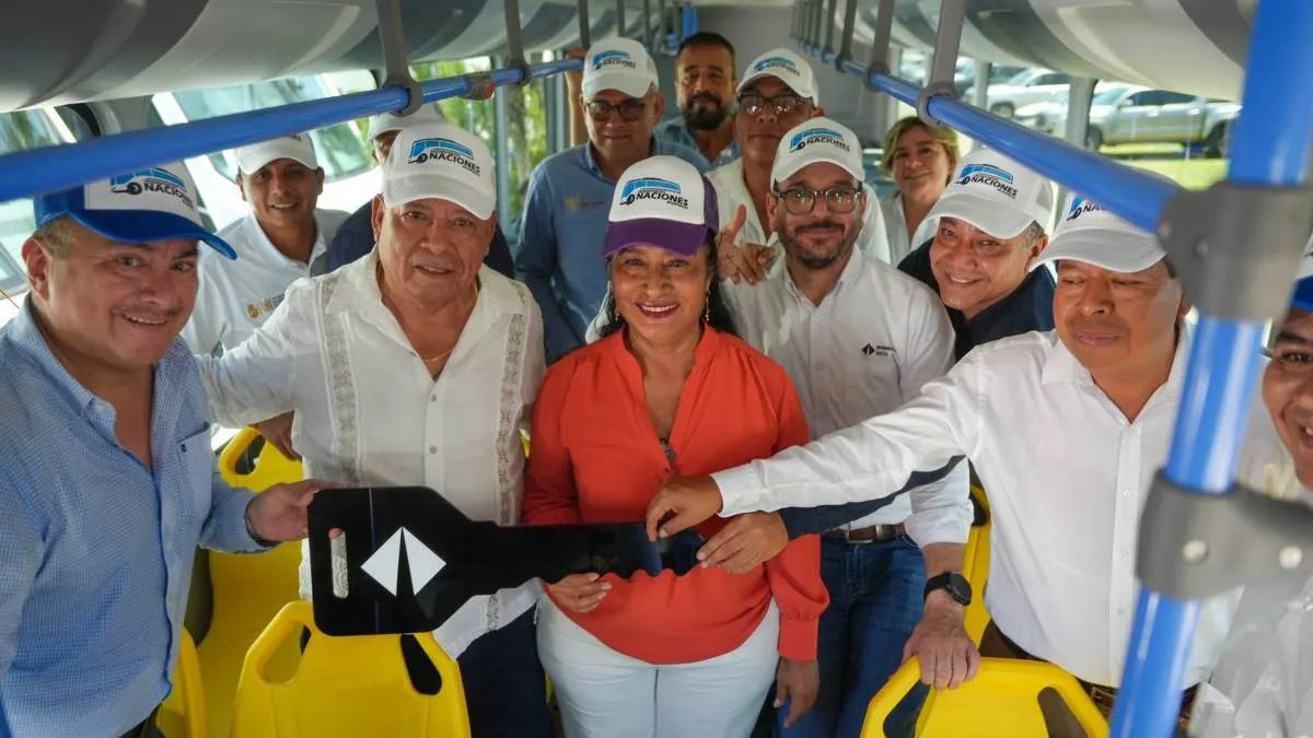 Abelina López reconoce inversión para renovar transporte público en Acapulco