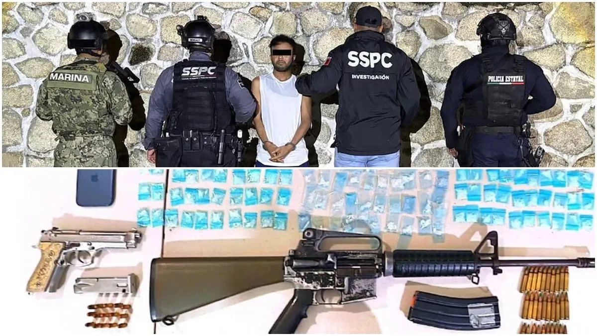 Fuerzas federales y estatales capturaron a Eliceo ‘N’, alias El Junior.