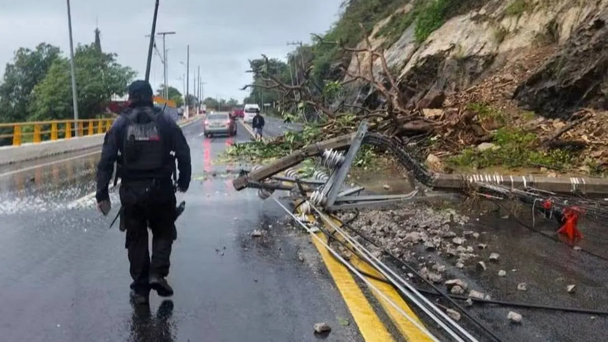 Simón deja dos lesionados y afecta a 150 negocios y 20 viviendas en Acapulco