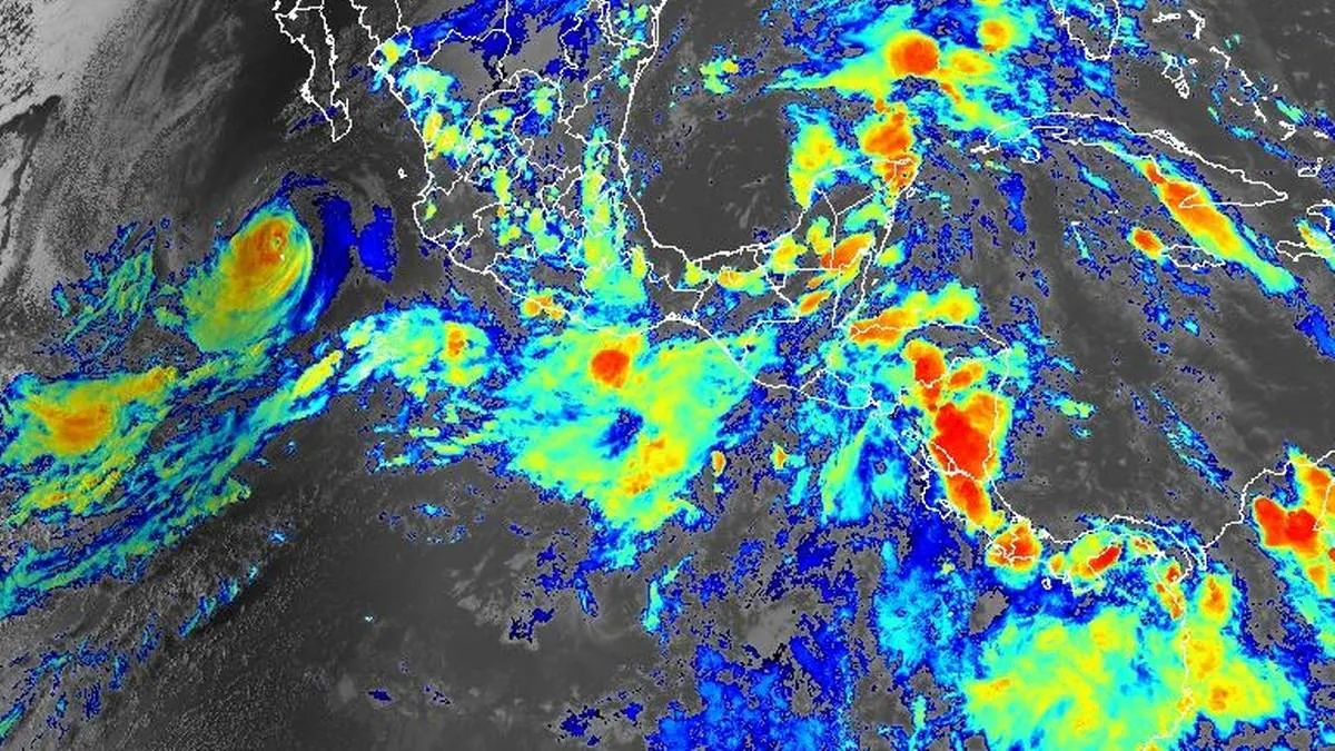 Vigilan nueva zona de baja presión al sur de México; tiene 80% de probabilidad de convertirse en ciclón