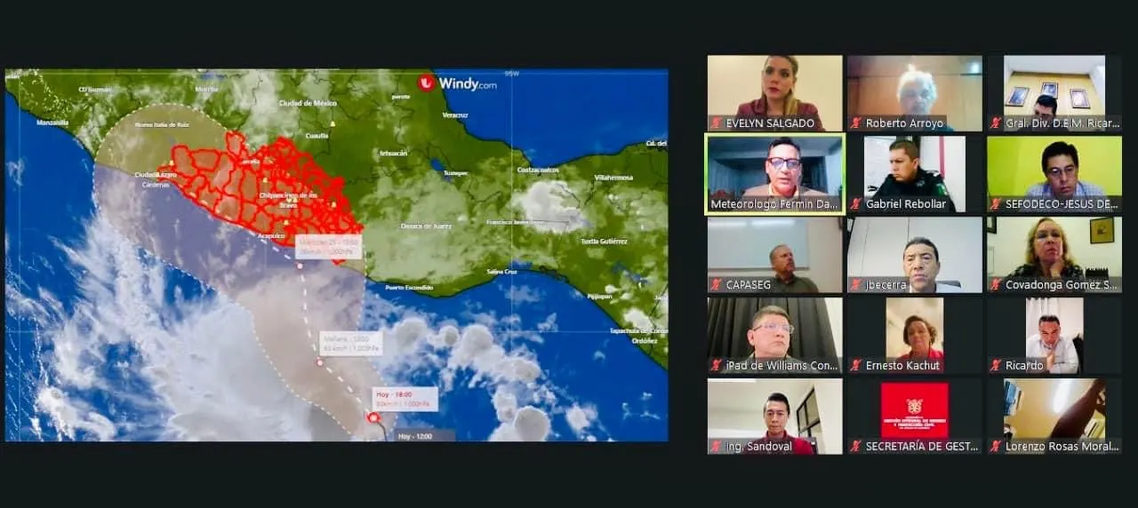 Alertan que “Otis” tocaría tierra en Guerrero como huracán categoría 1