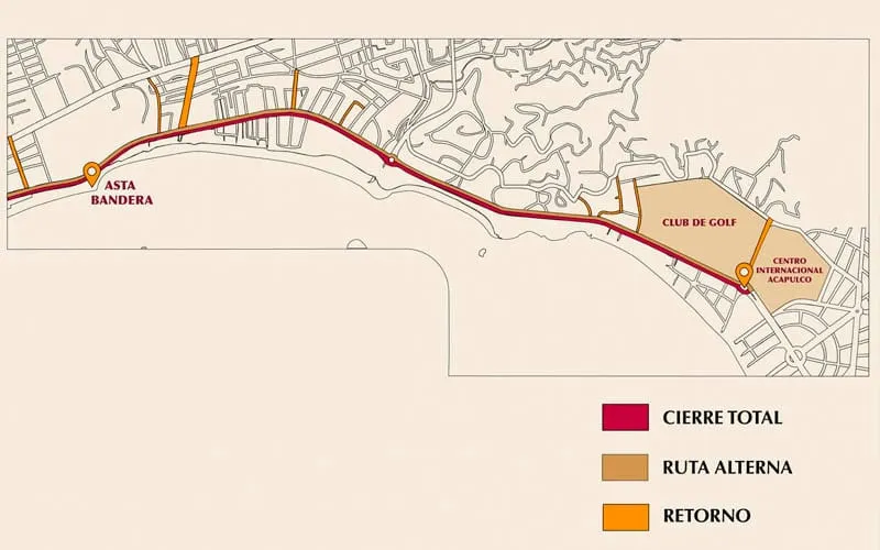Por cabalgata, cerrarán Costera de Acapulco