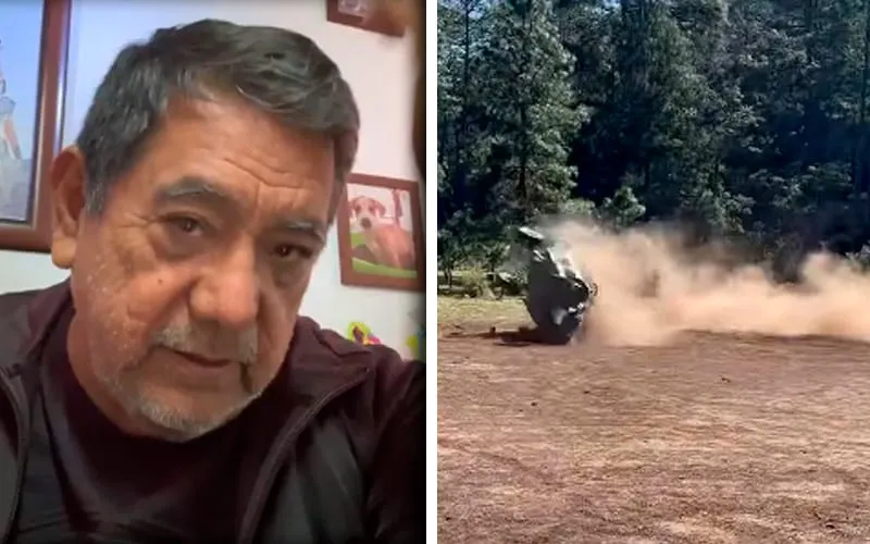 Vuelca Félix Salgado mientras conducía un ‘Razer’ en Chilpancingo